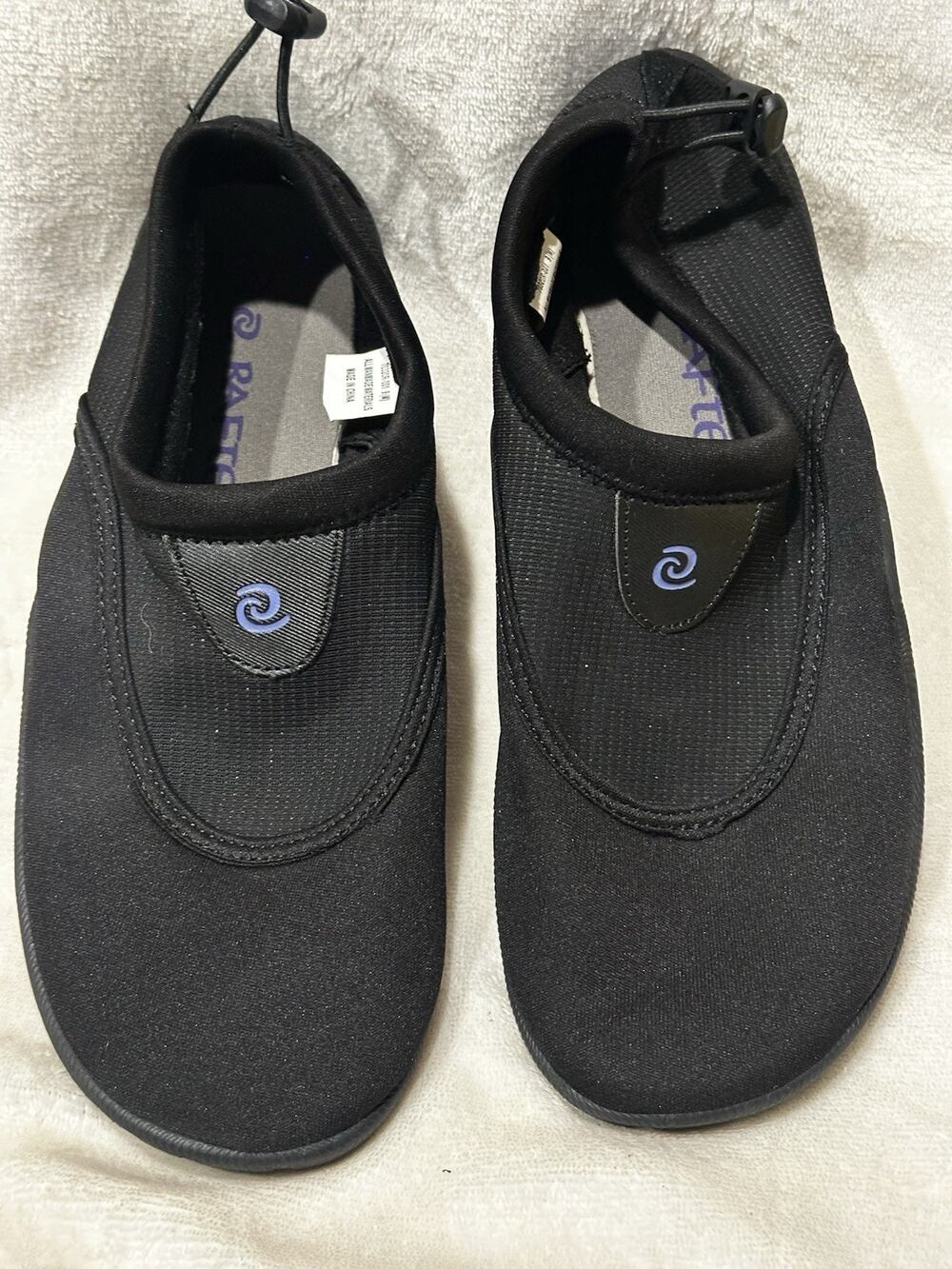Rafters Belize Slip-On Water Shoes Black Women’s Size 9M River Lake Outdoors